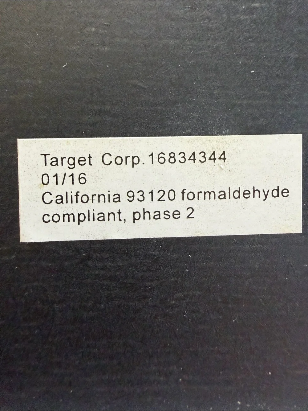 Target framed photograph